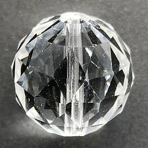20mm Large Faceted Crystal Bead